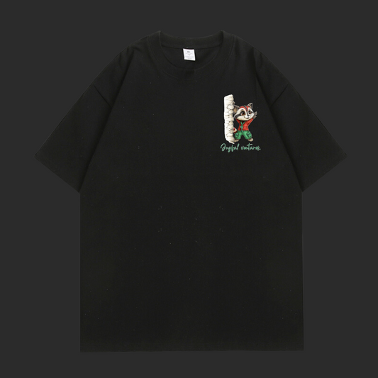 浣熊的快乐大冒险 T-shirt