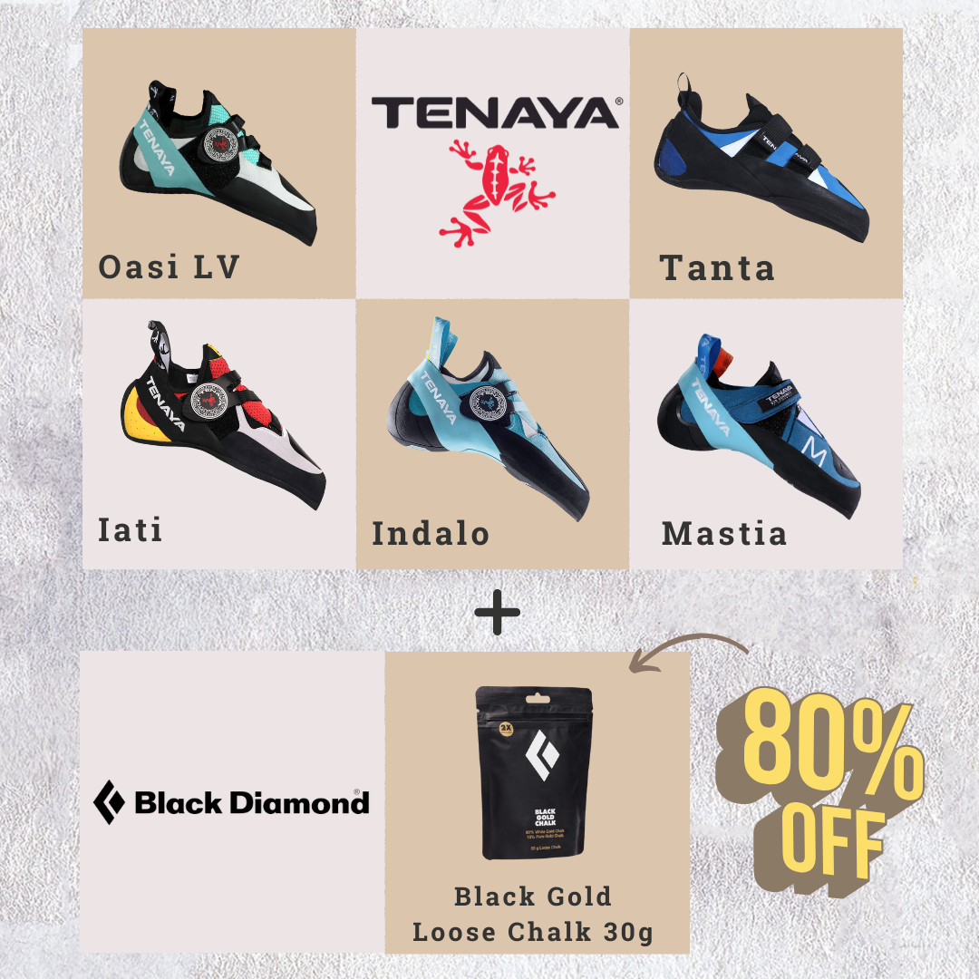 Tenaya +Black Diamond Black Gold Loose Chalk 30g Bundle