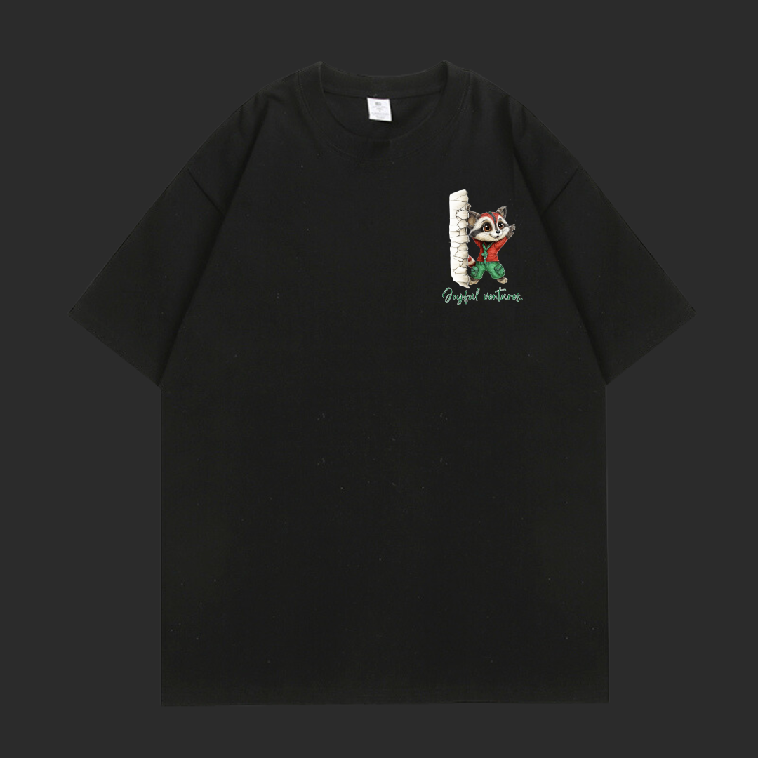 浣熊的快乐大冒险 T-shirt