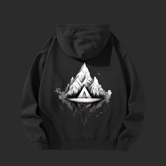 Mountains (Black & White) Hoodie