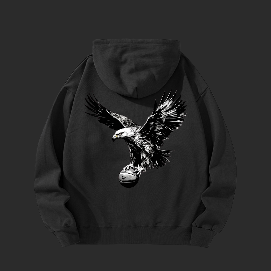 Eagle Catching Basketball Hoodie