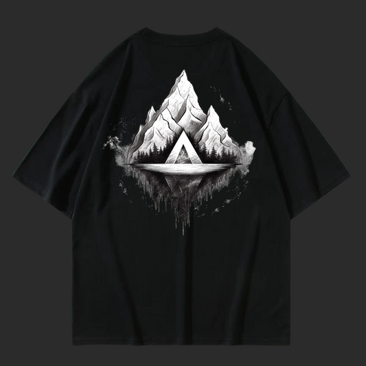 山系(黑白) T-shirt
