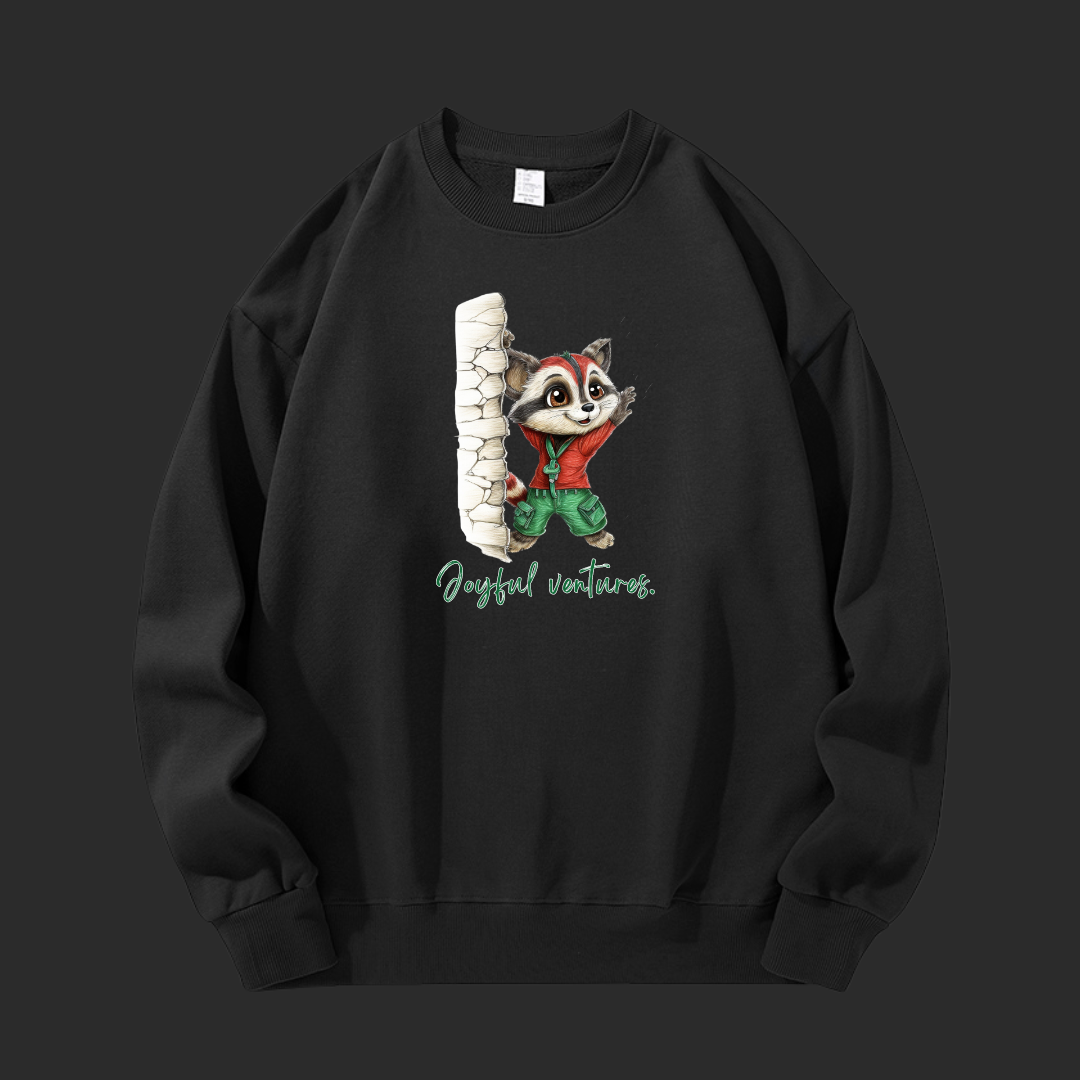 浣熊的快乐大冒险 Sweatshirt